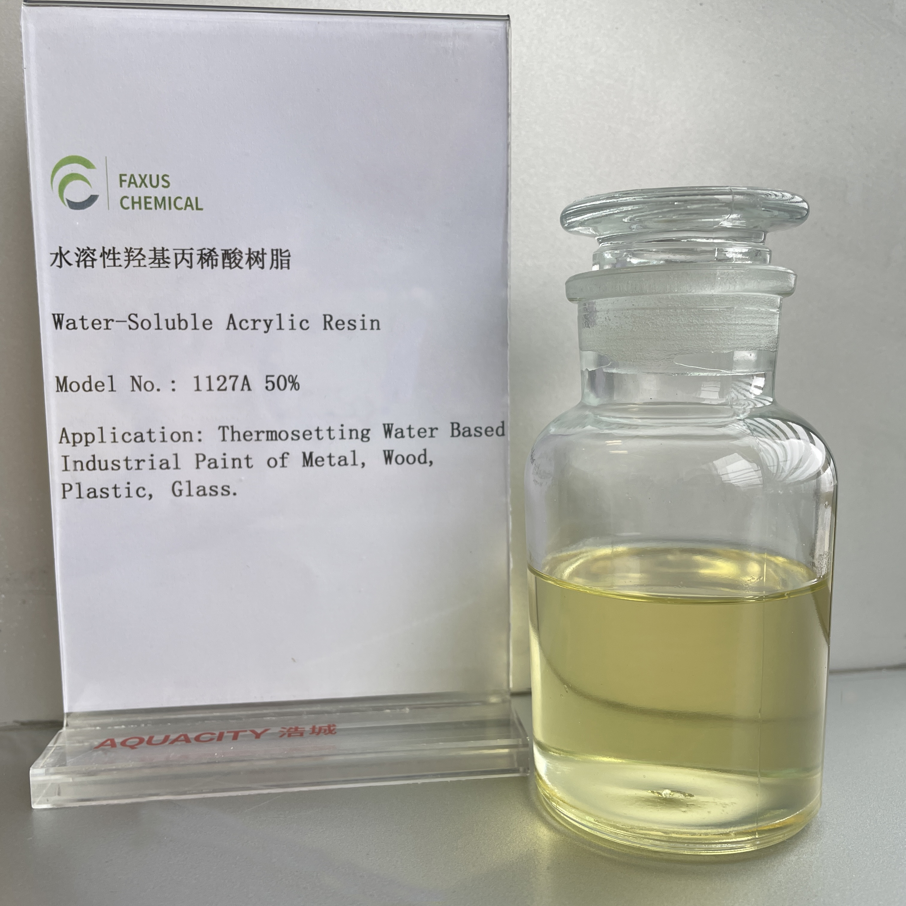 Fx-1127A 50% Water-Soluble Acrylic Resin for Glass Metal Coating